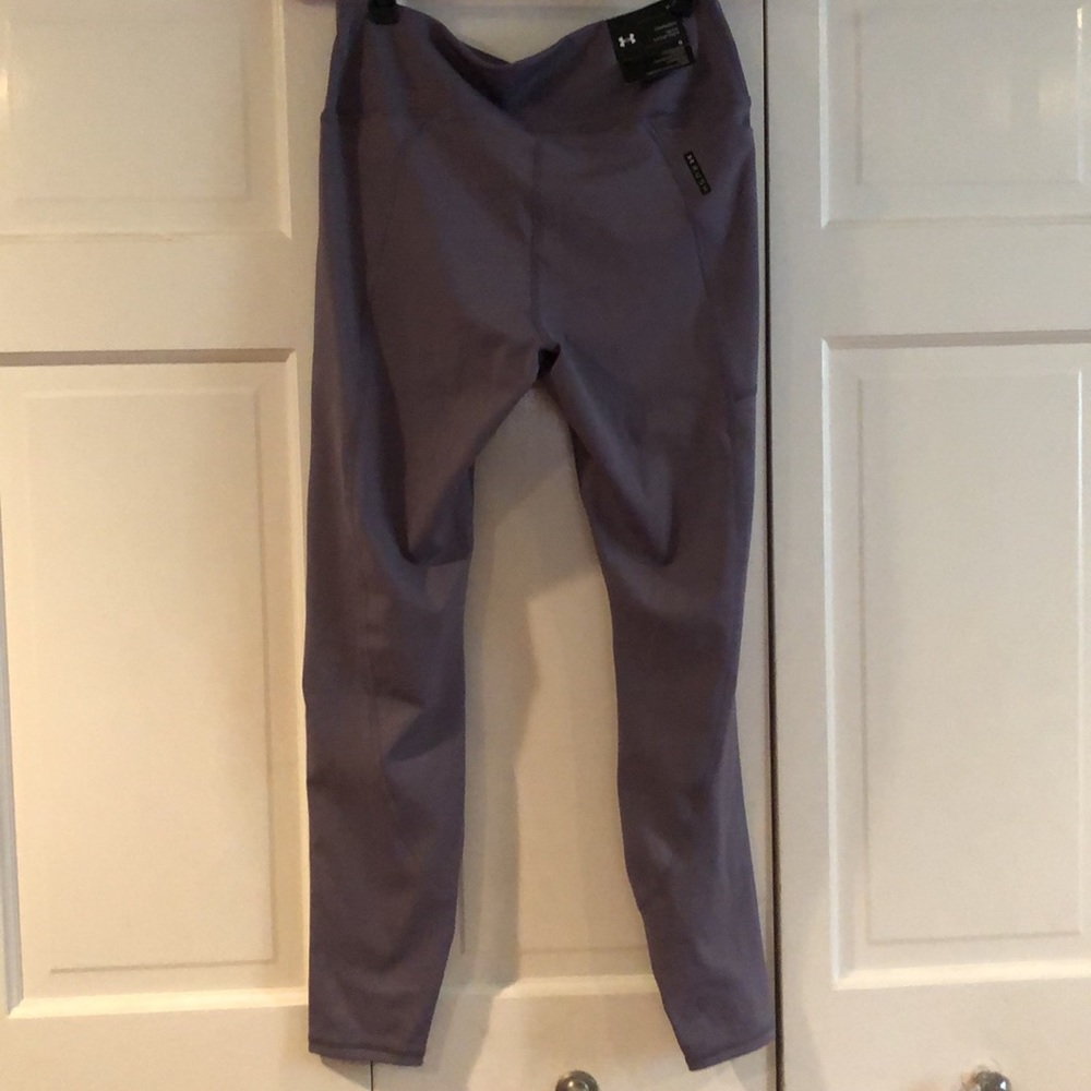 Brand new Under Armour purple compression high-rise full length leggings. - Picture 2 of 5